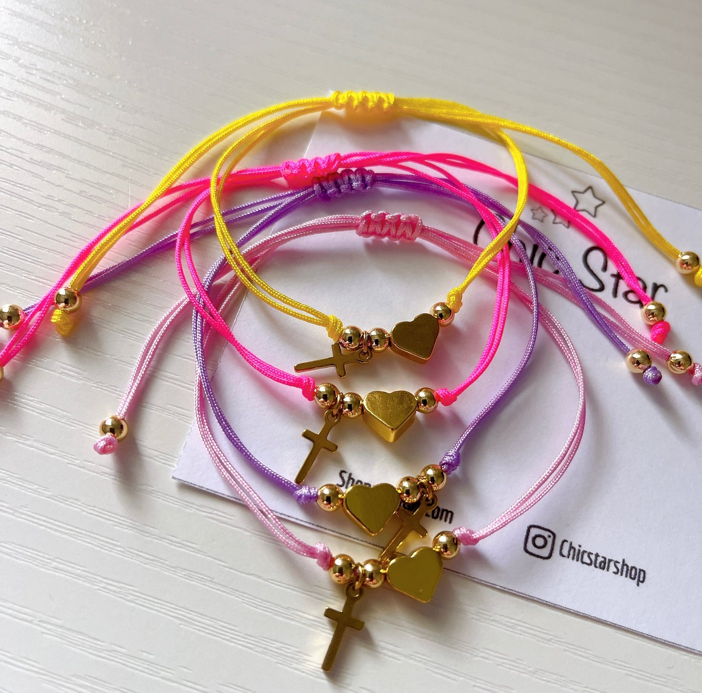 Heart Cord Bracelet