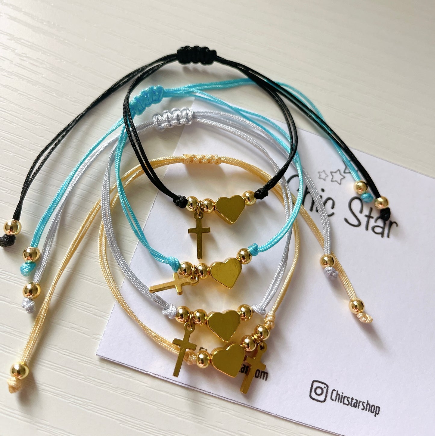 Heart Cord Bracelet