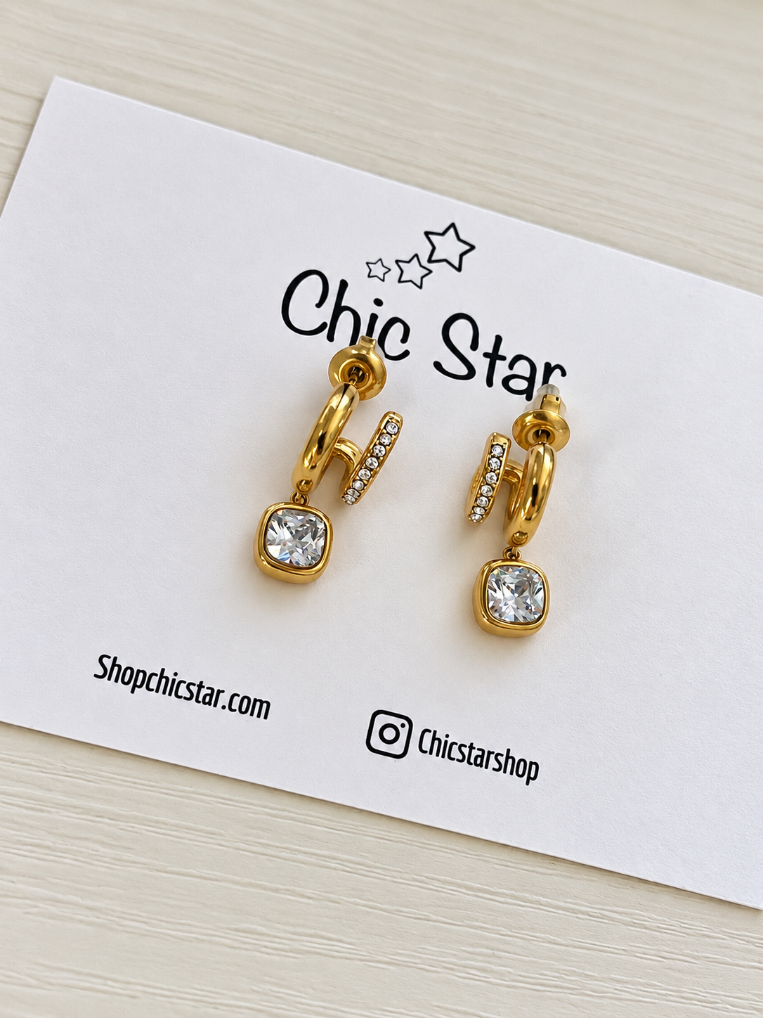 Crystal Drop Earrings