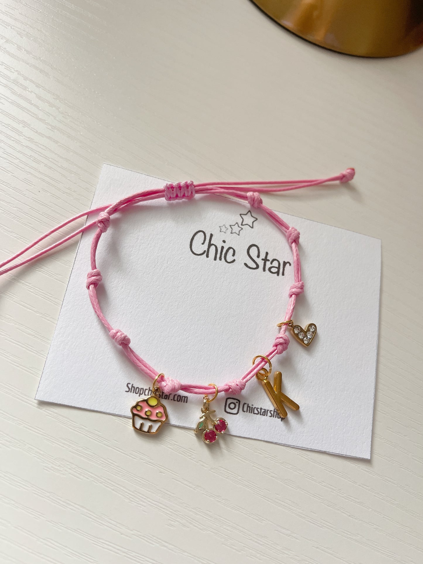 Charms Cord Bracelet