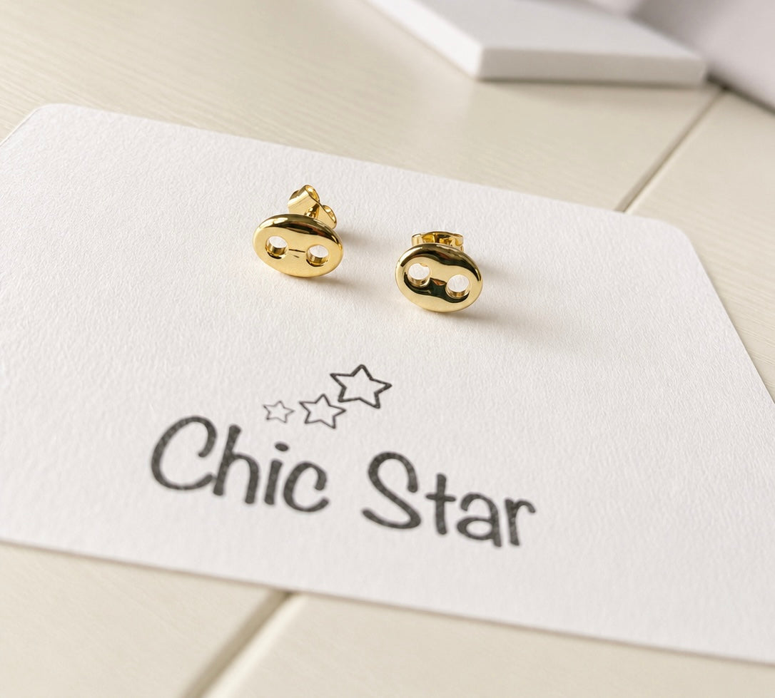 Golden Link Earrings