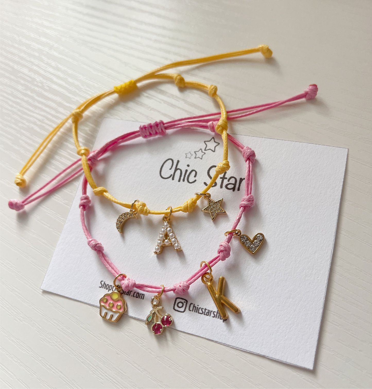 Charms Cord Bracelet
