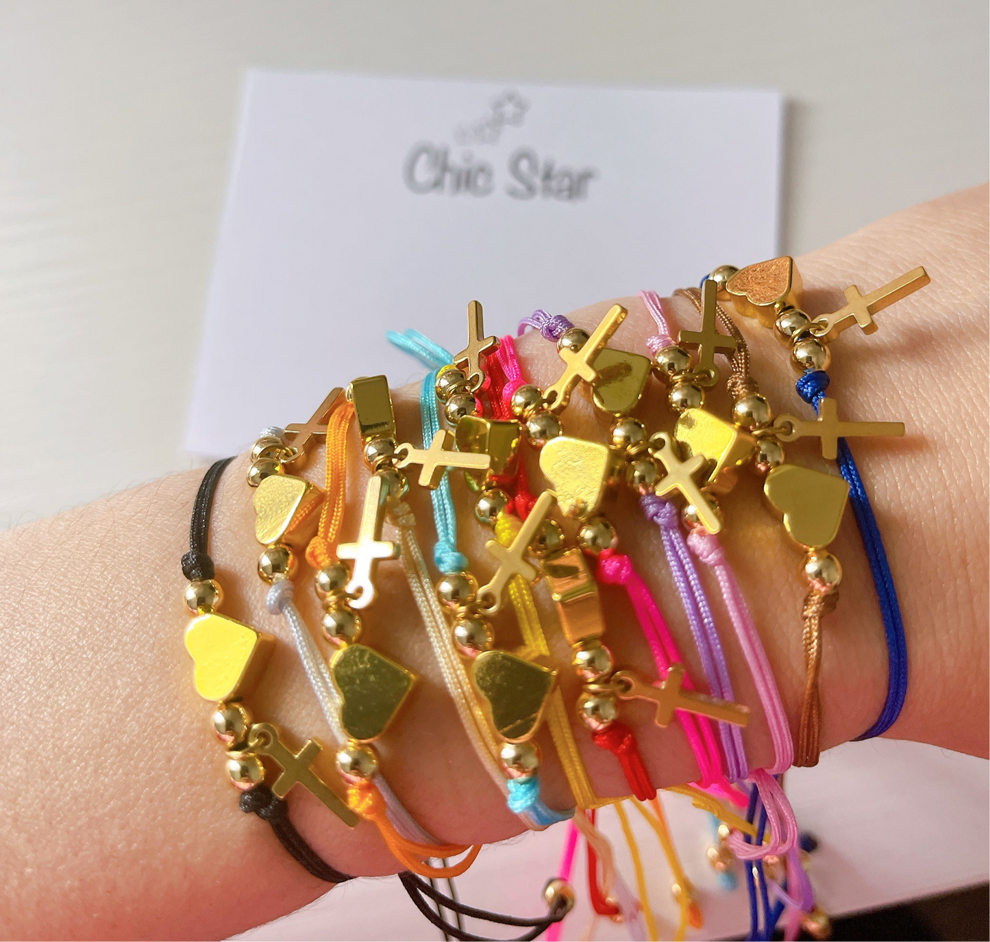 Heart Cord Bracelet