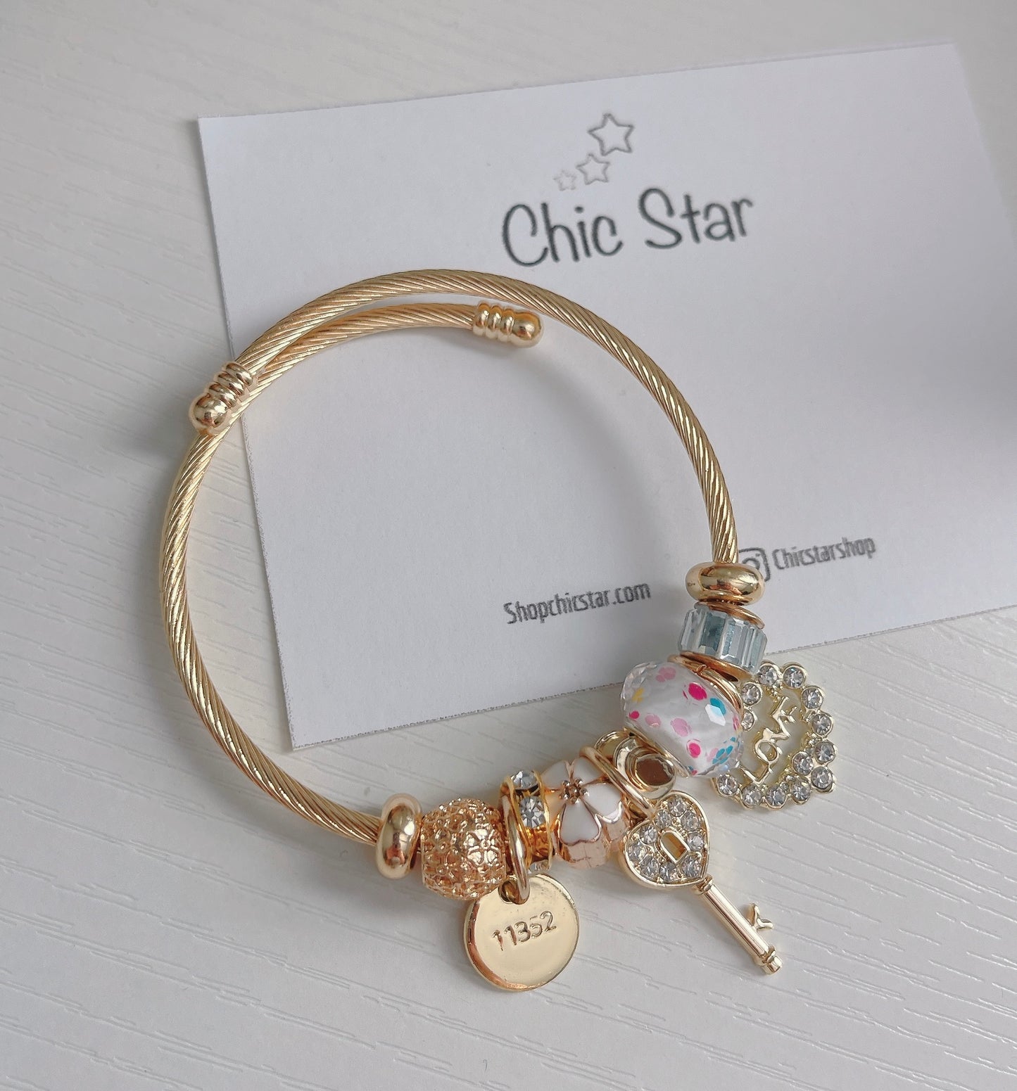 Key Love Bangle