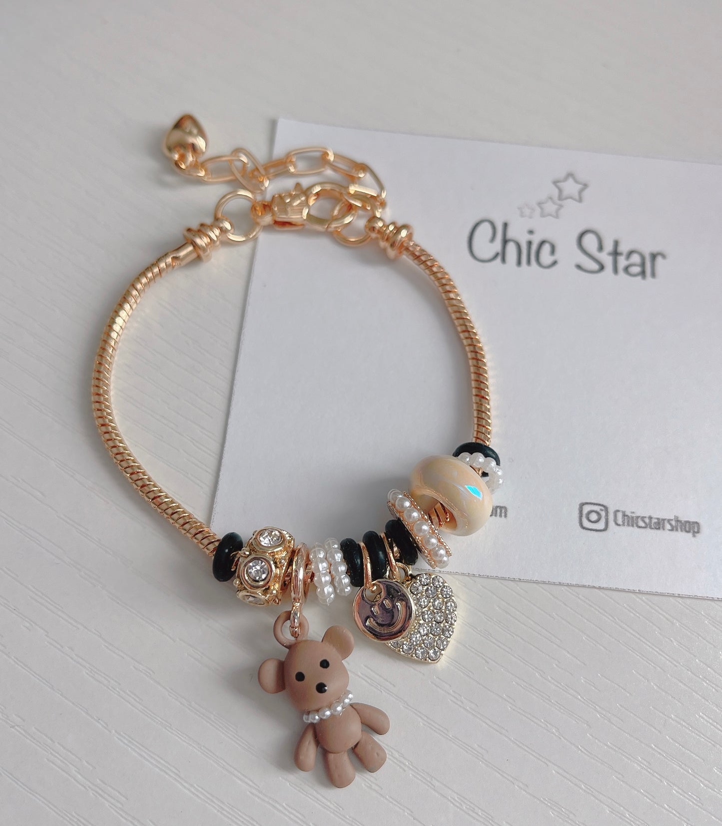 Bear Charm Bracelet