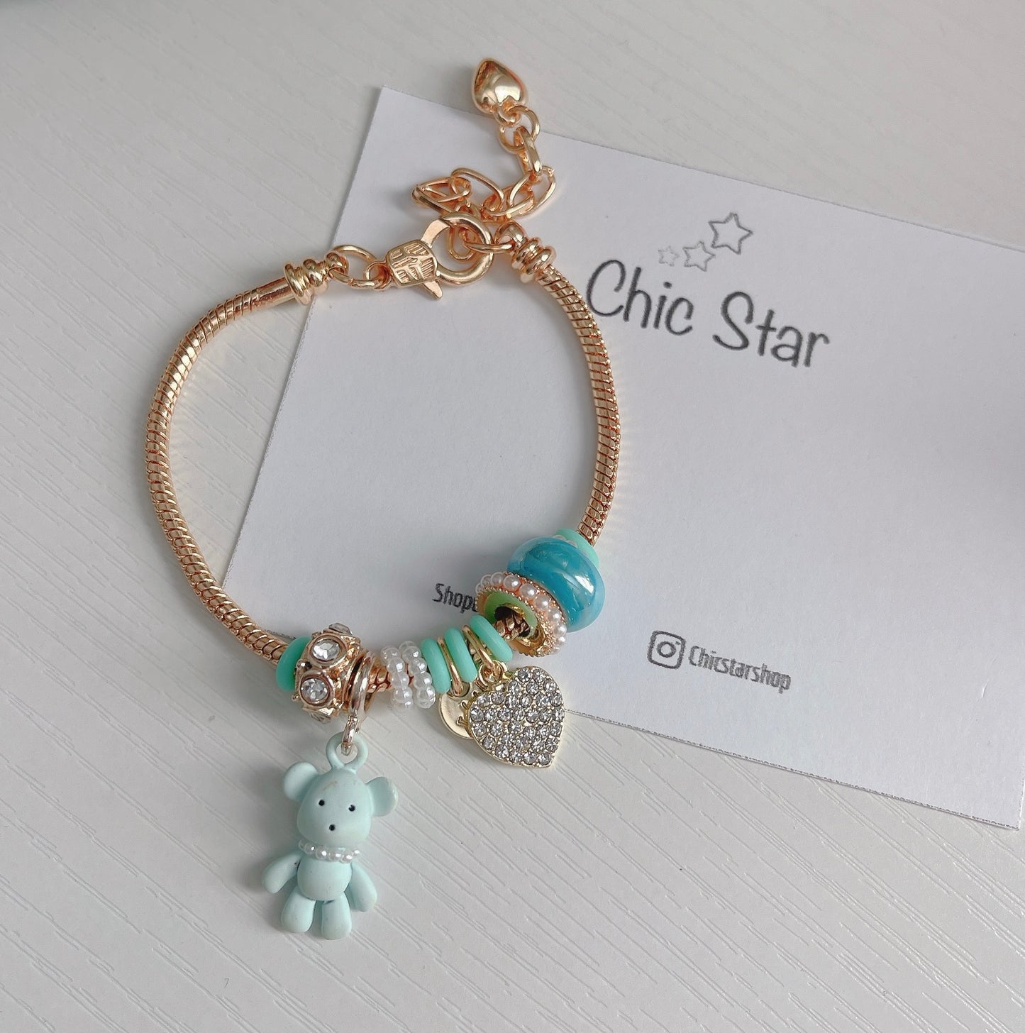 Bear Charm Bracelet