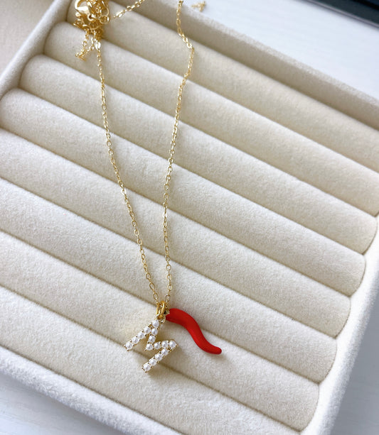Initial Charm Necklace