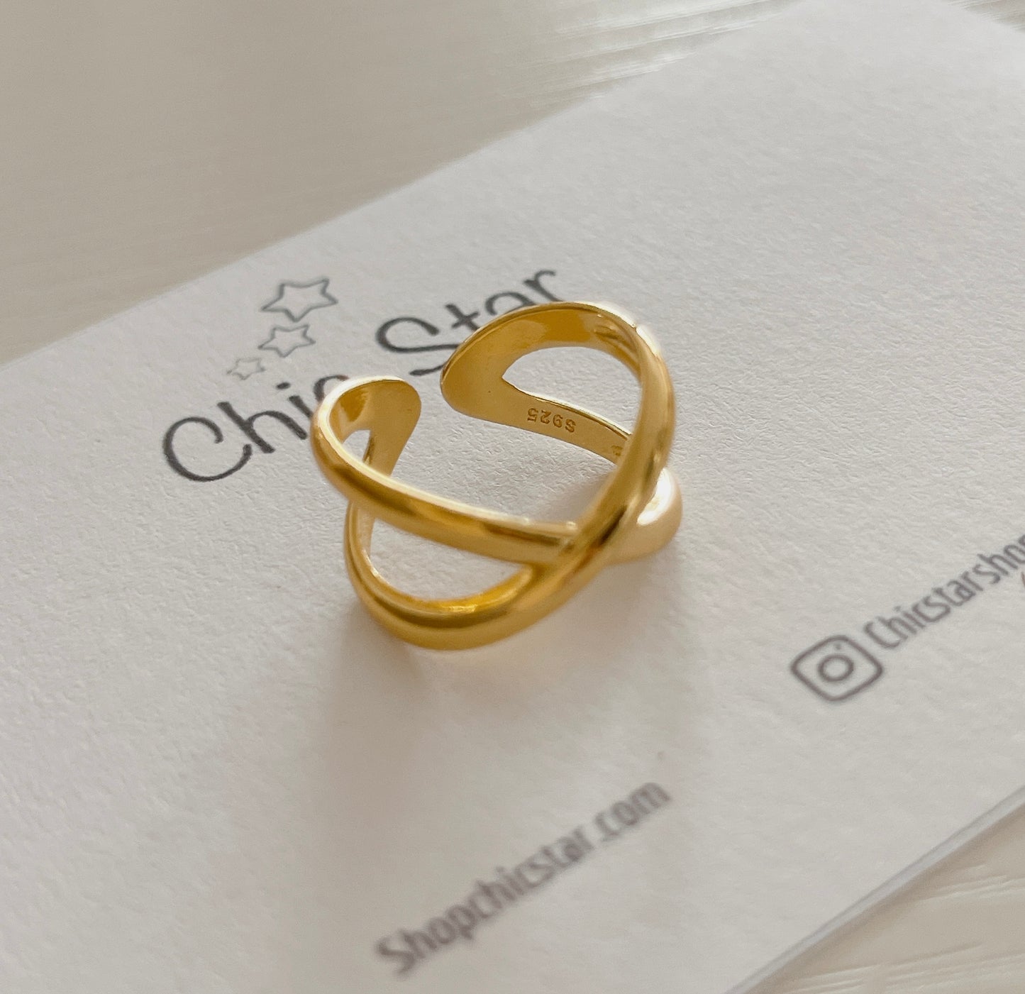 X Shape Ring