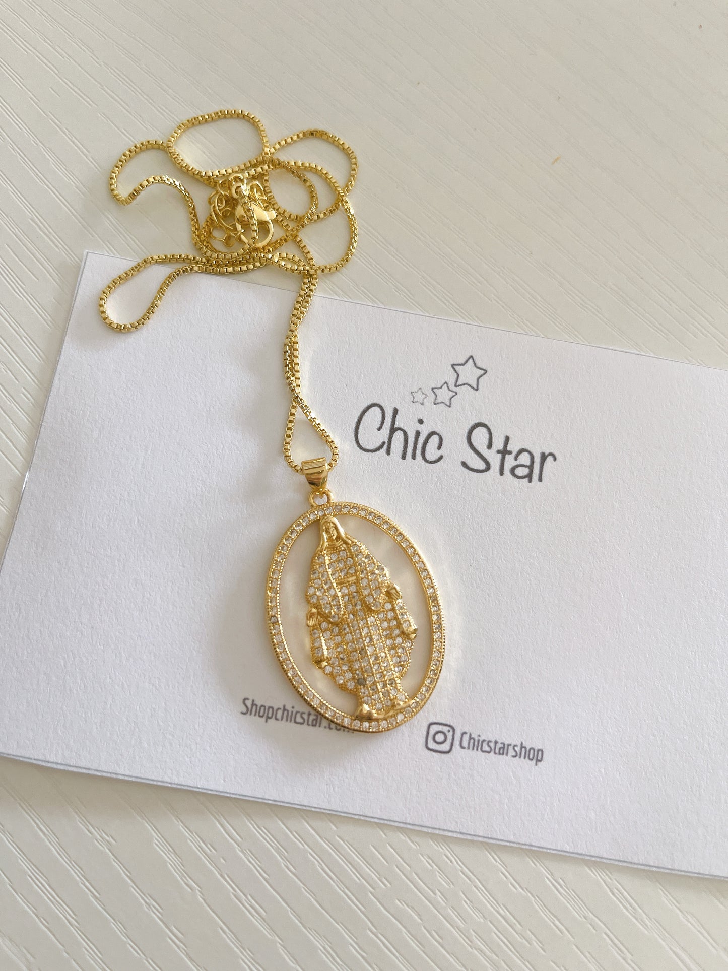 Miracle Virgin Necklace