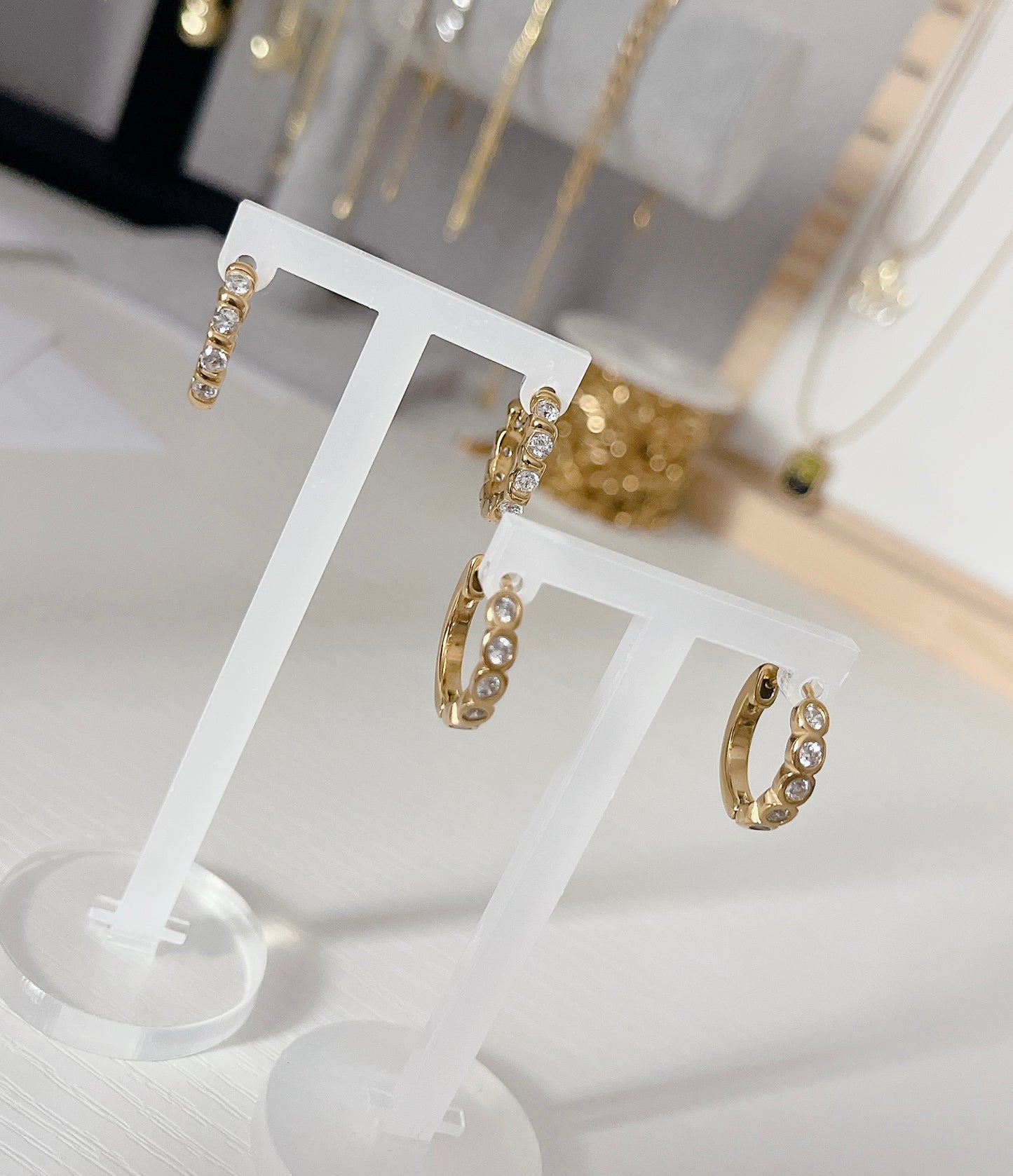 Crystal Hoop Earrings