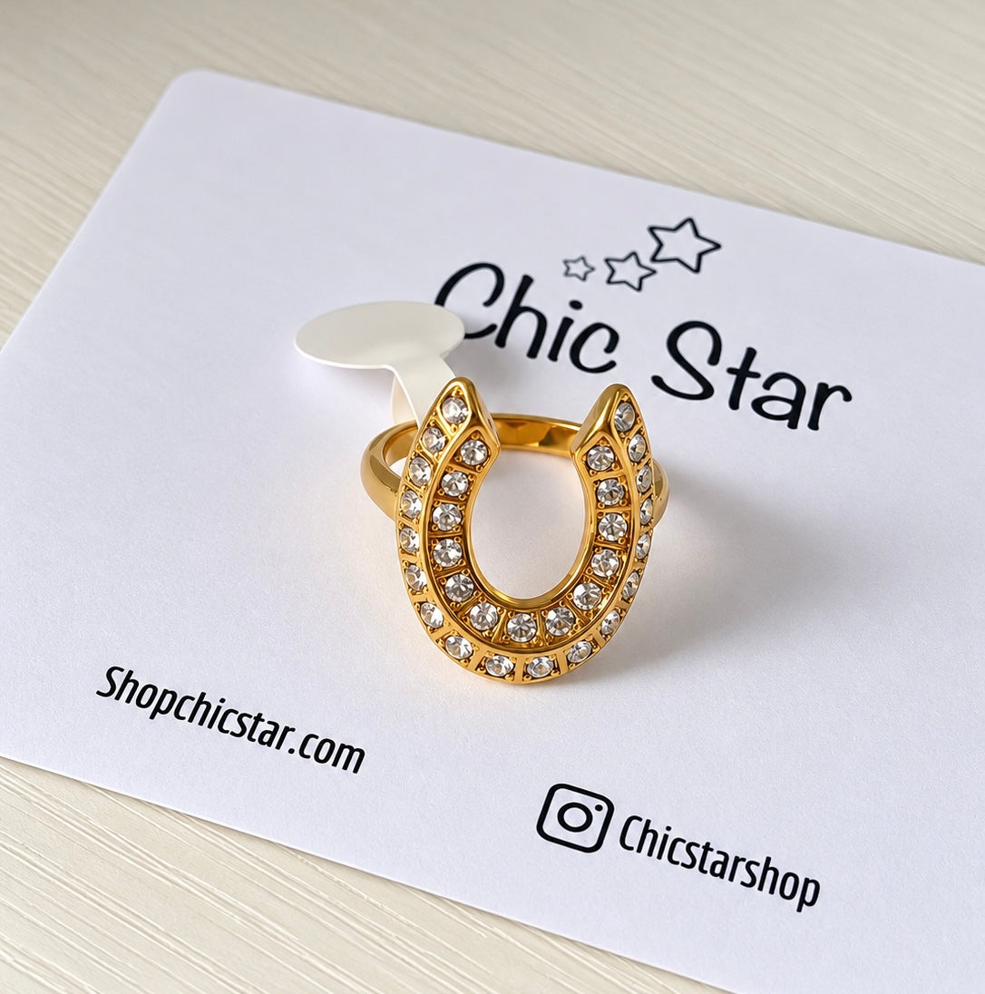 Lucky Horseshoe Ring