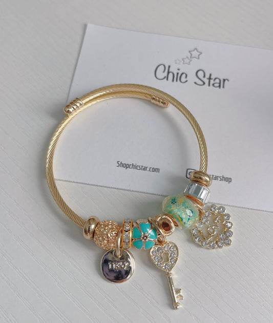 Key Love Bangle