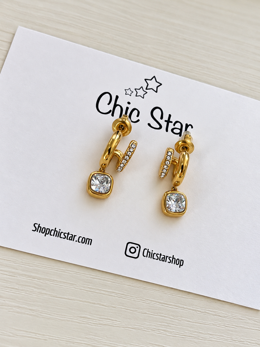 Crystal Drop Earrings