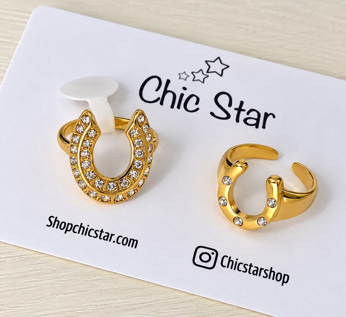 Lucky Horseshoe Ring
