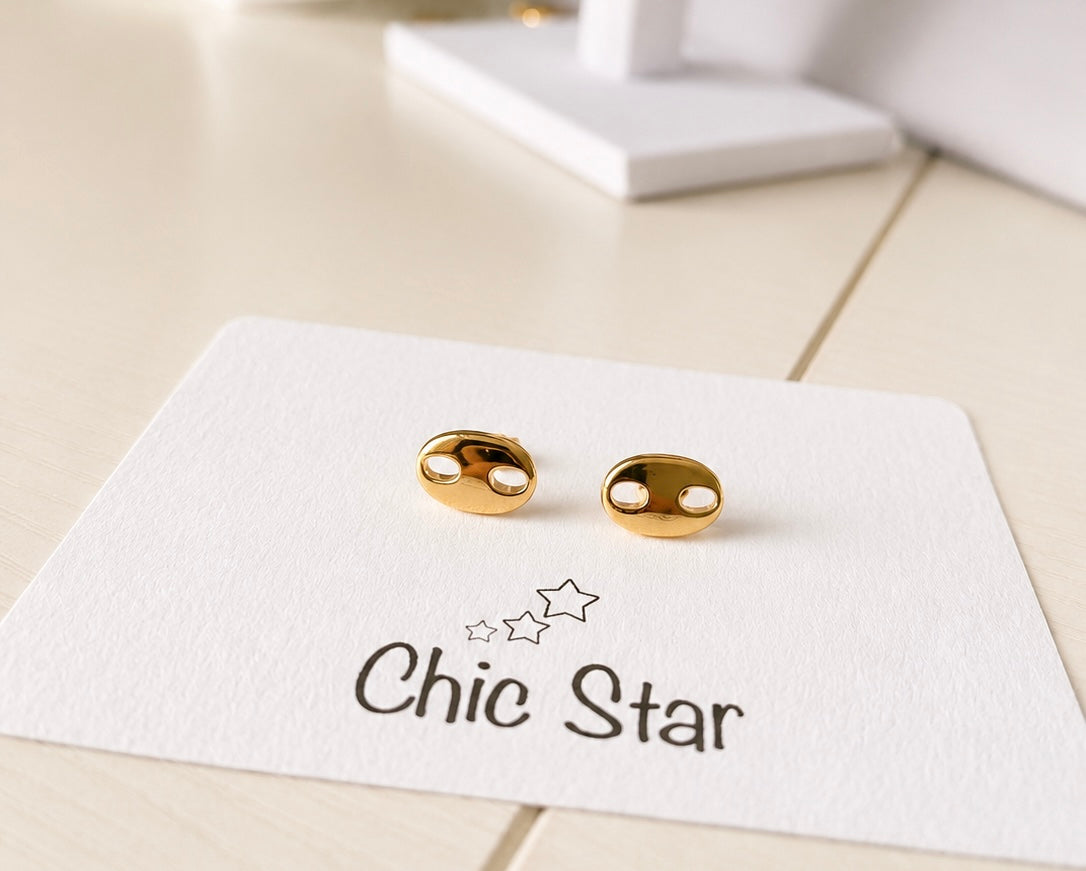 Golden Link Earrings