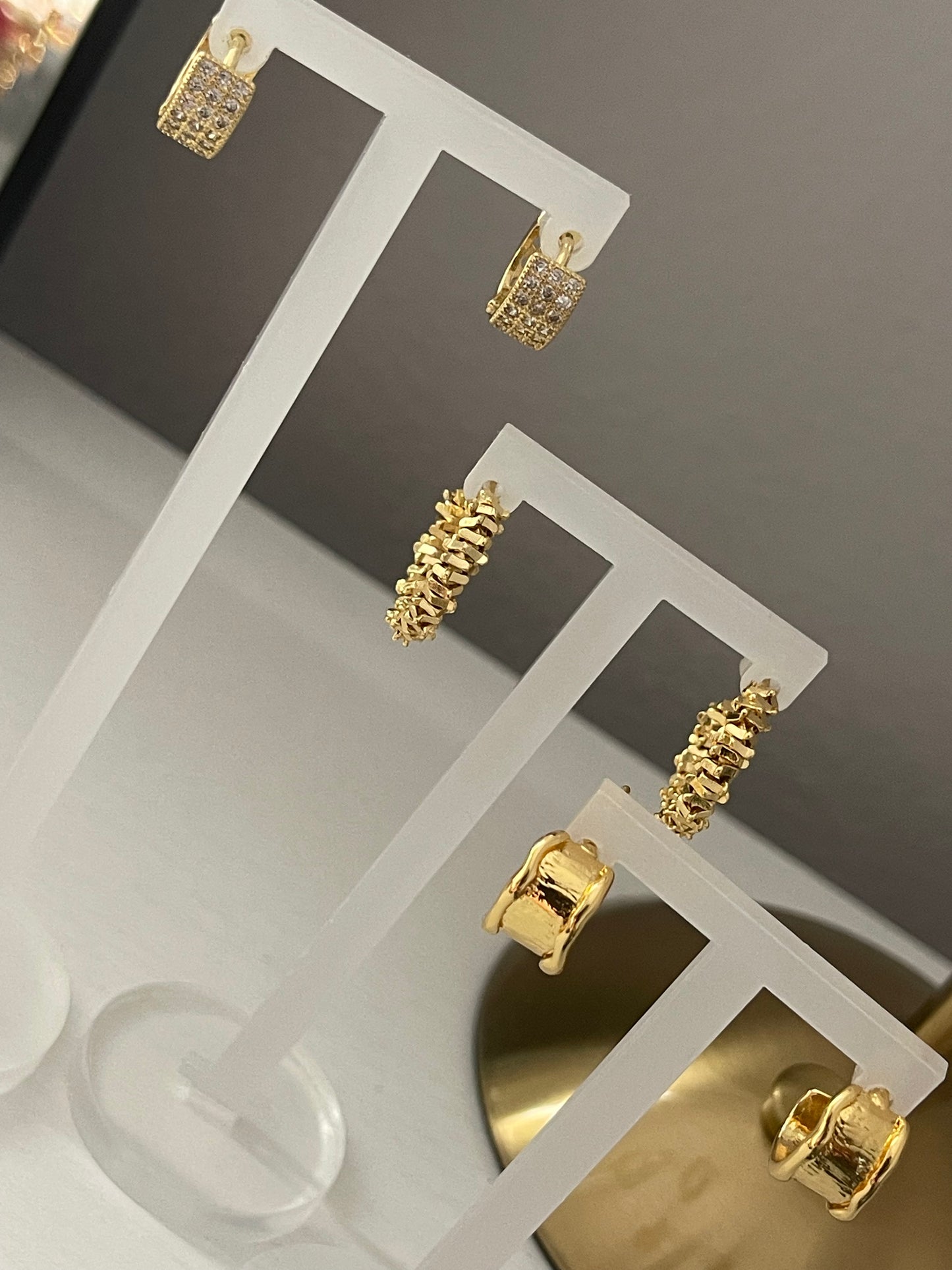 Crystal Hoop Earrings