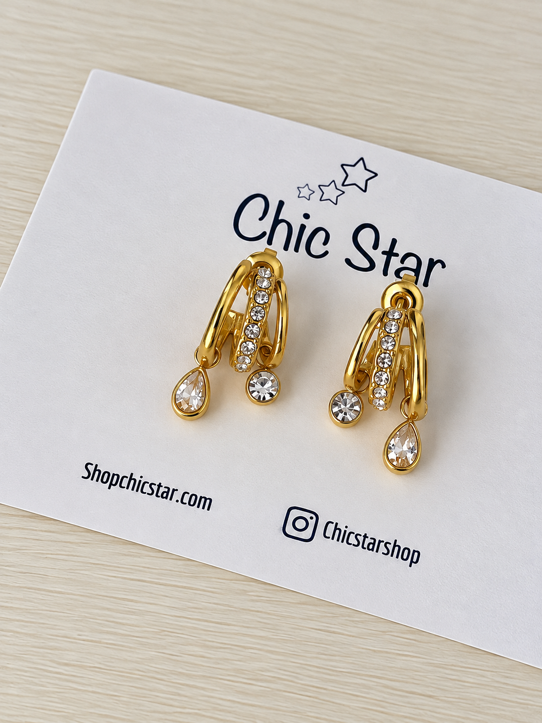 Crystal Drop Earrings