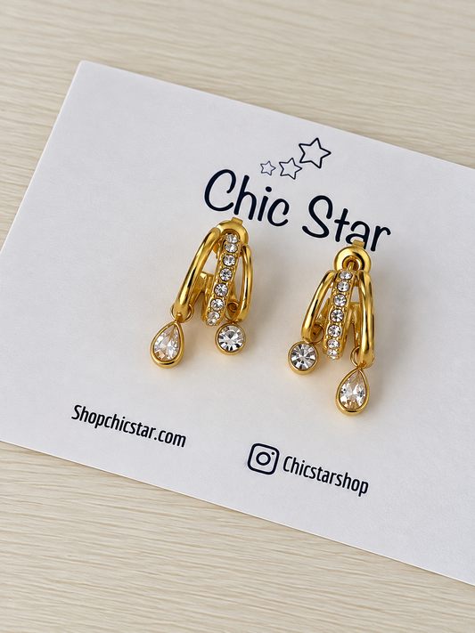 Crystal Drop Earrings