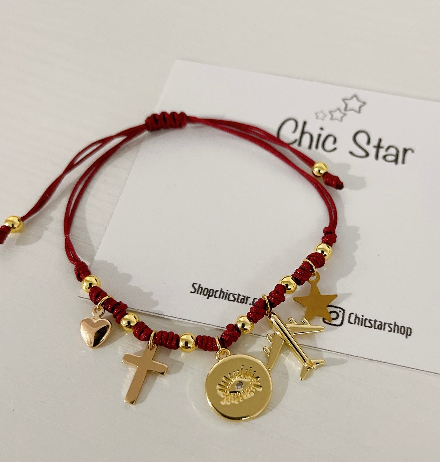 Cord Bracelet with Charm
