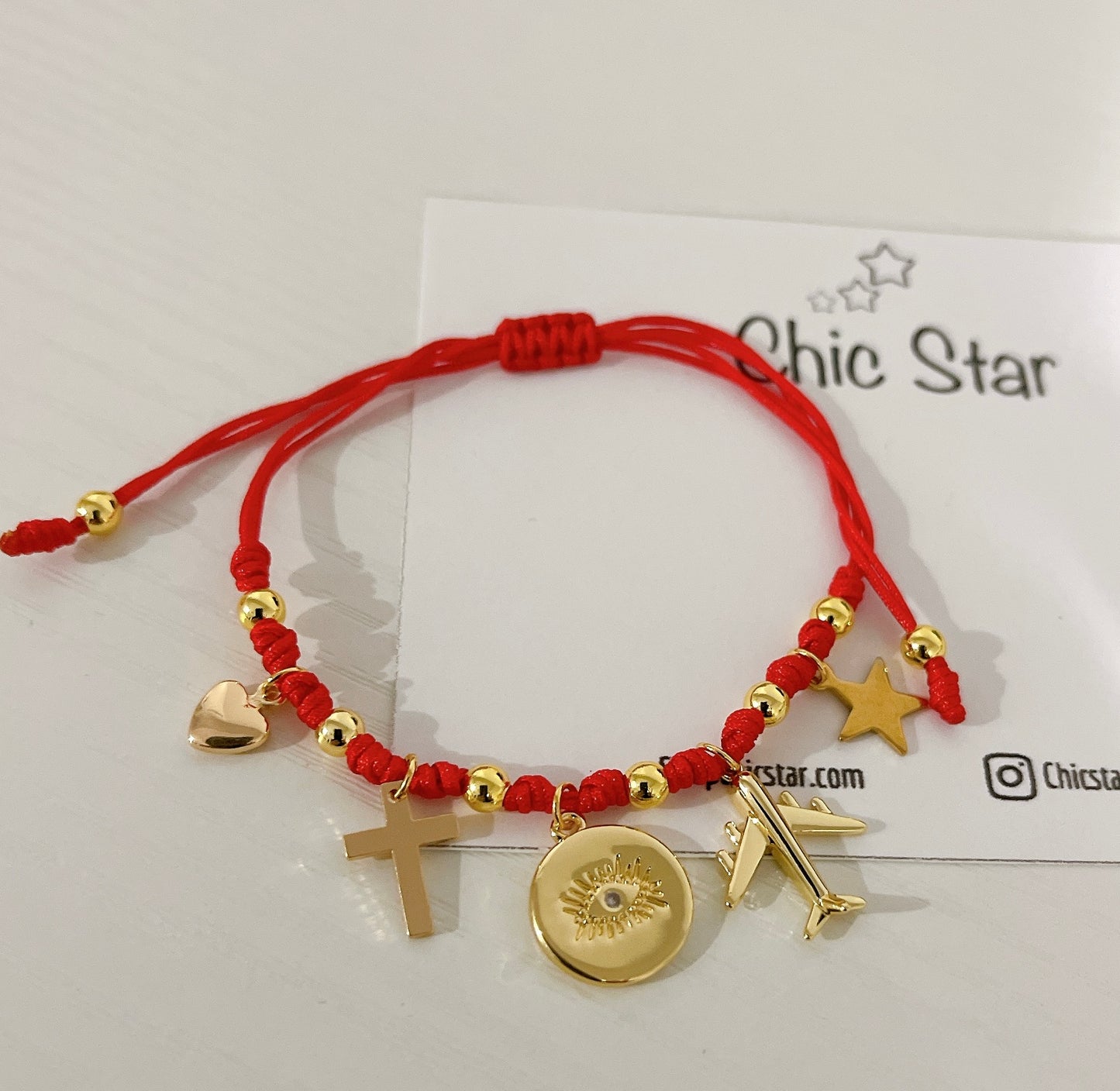 Cord Bracelet with Charm